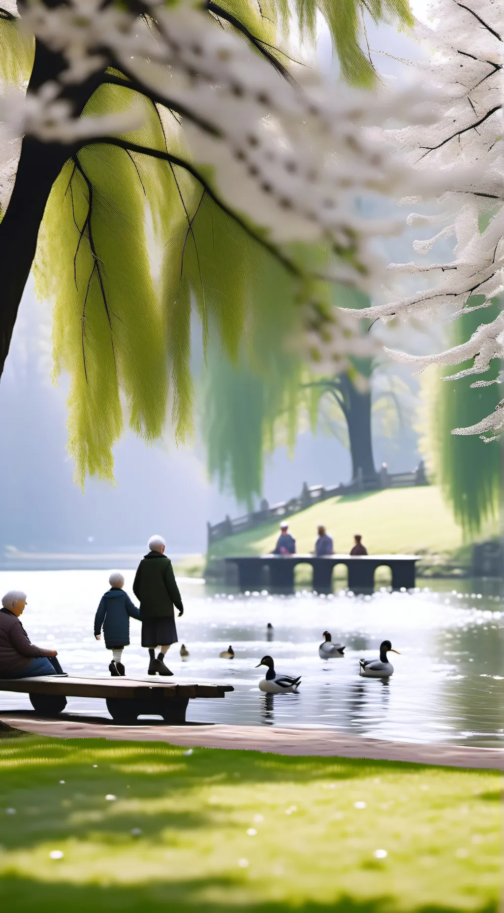 ai character: A Walk In the Park background