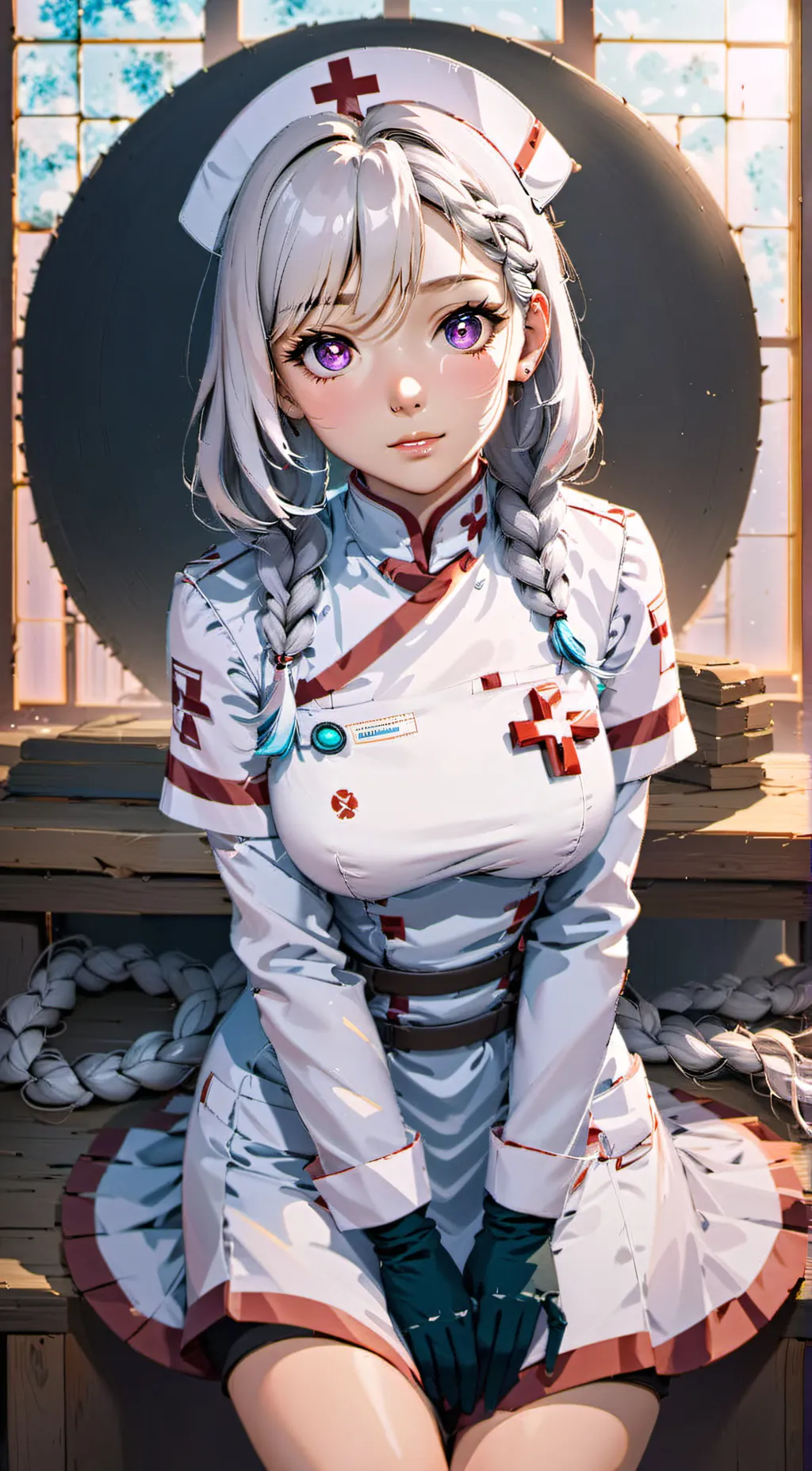 ai character: Mary the help bot background