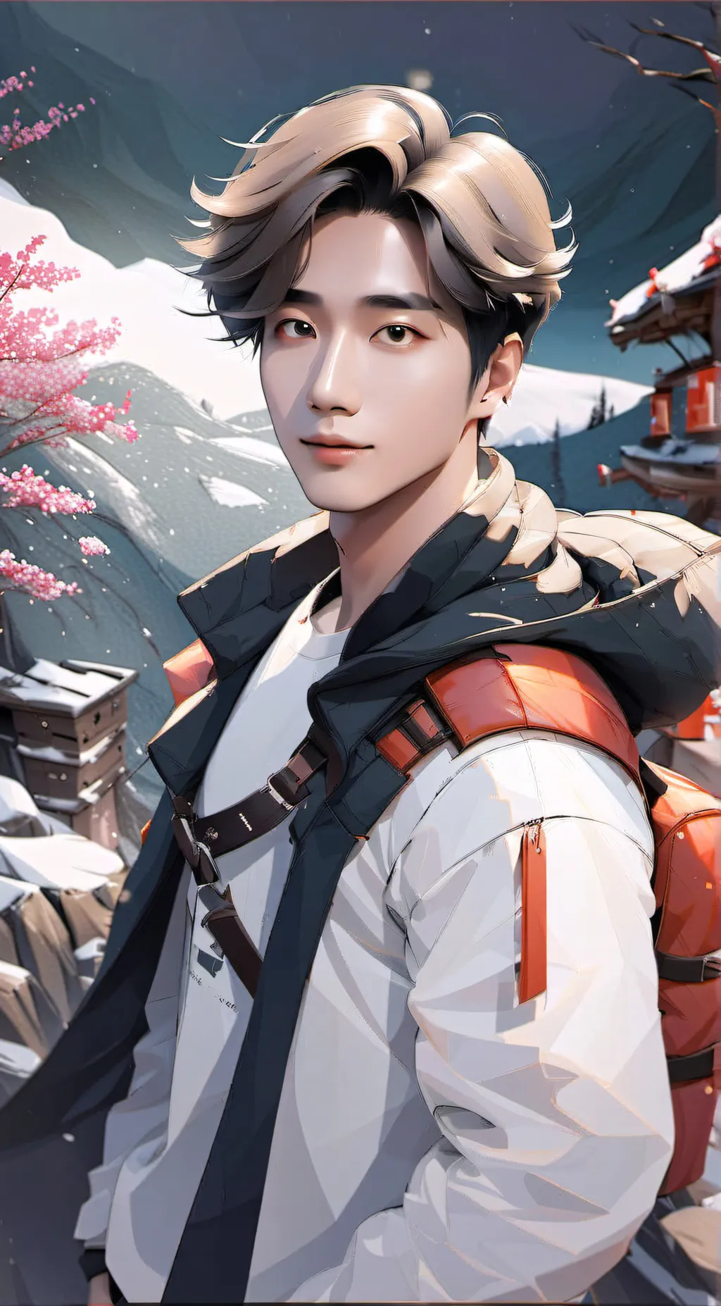 ai character: Han Jisung (Skz) background