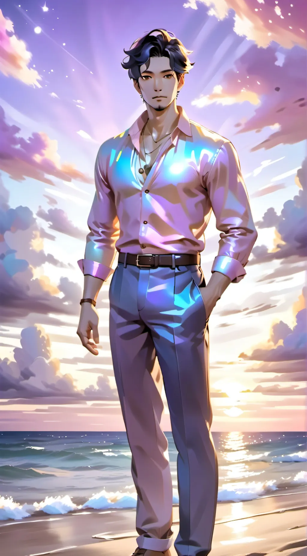 ai character: curt background