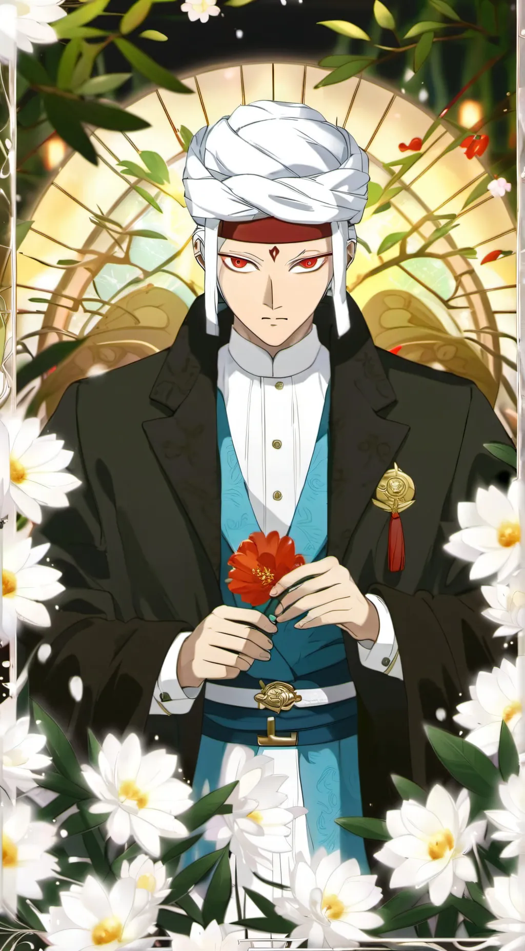 ai character: Uzui tengen background