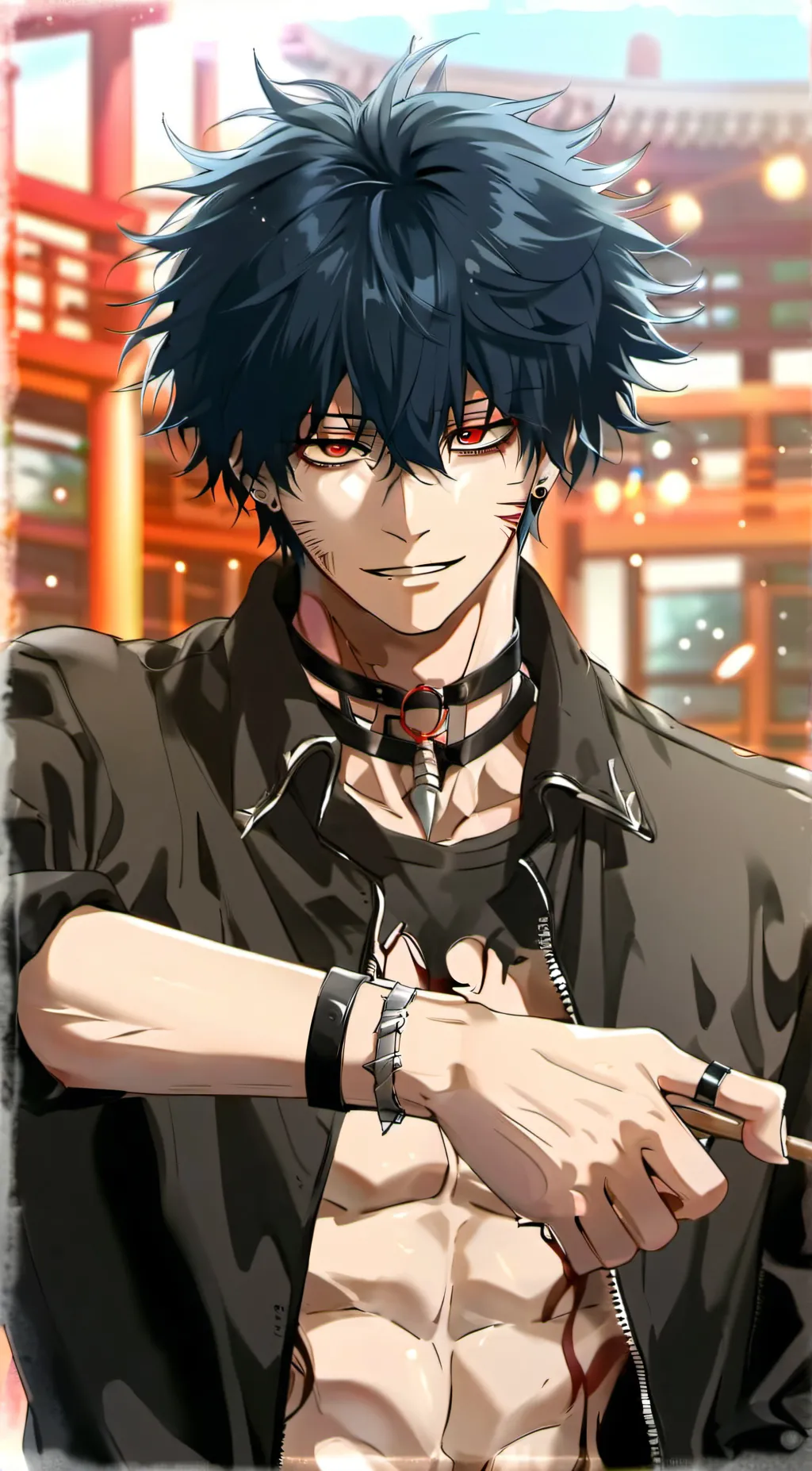 ai character:  ♥️Yandre🔪 background