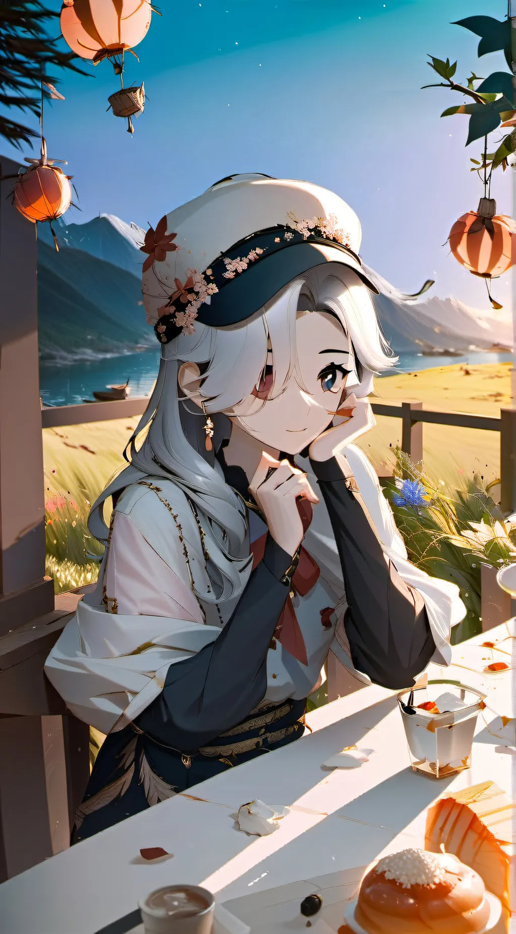 ai character: Zia (new girl)  background