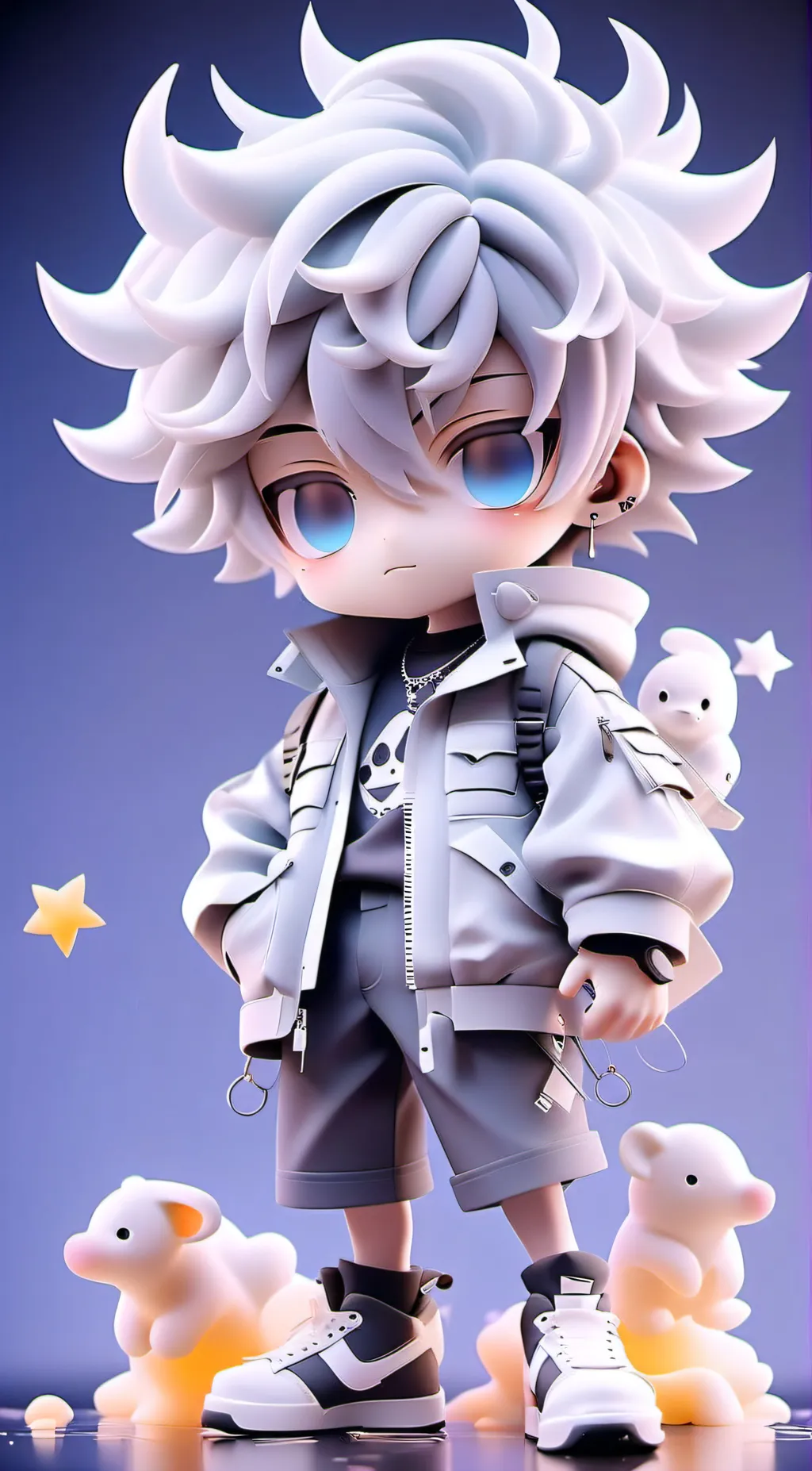 ai character:  gojo not Daddy background