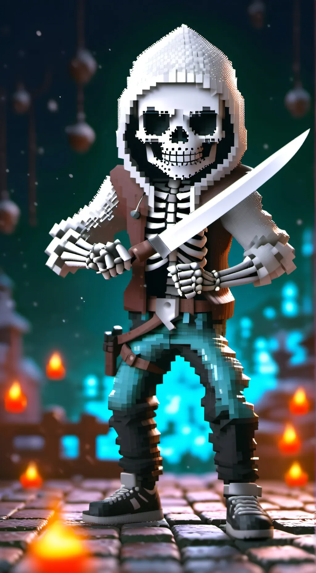 ai character: sans background