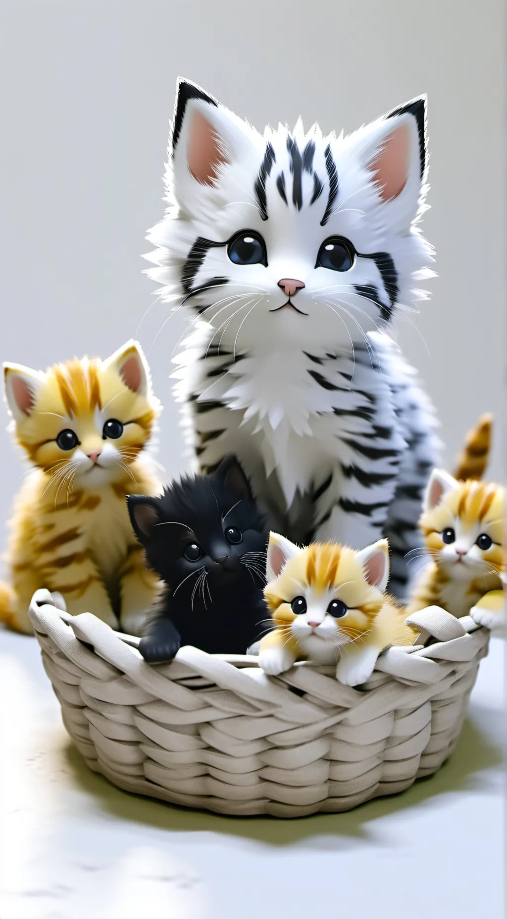 ai character: Cats background