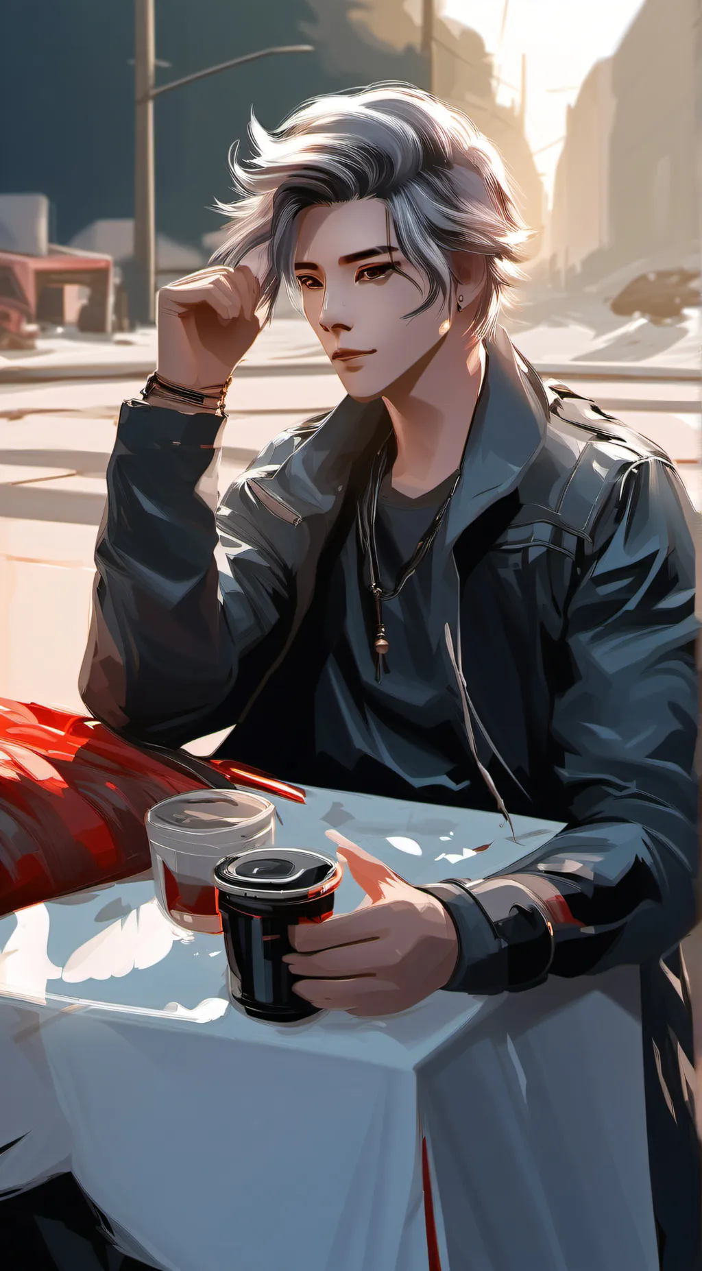 ai character: Gay background