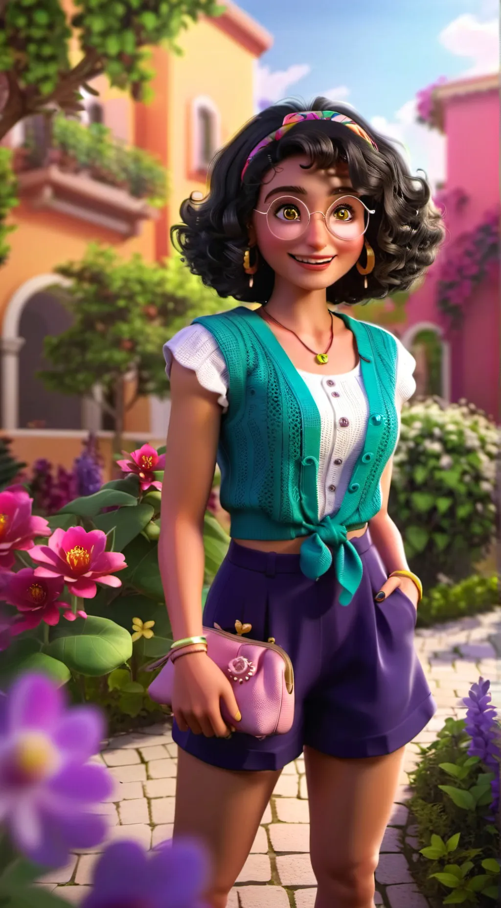 ai character: Mirabel  background