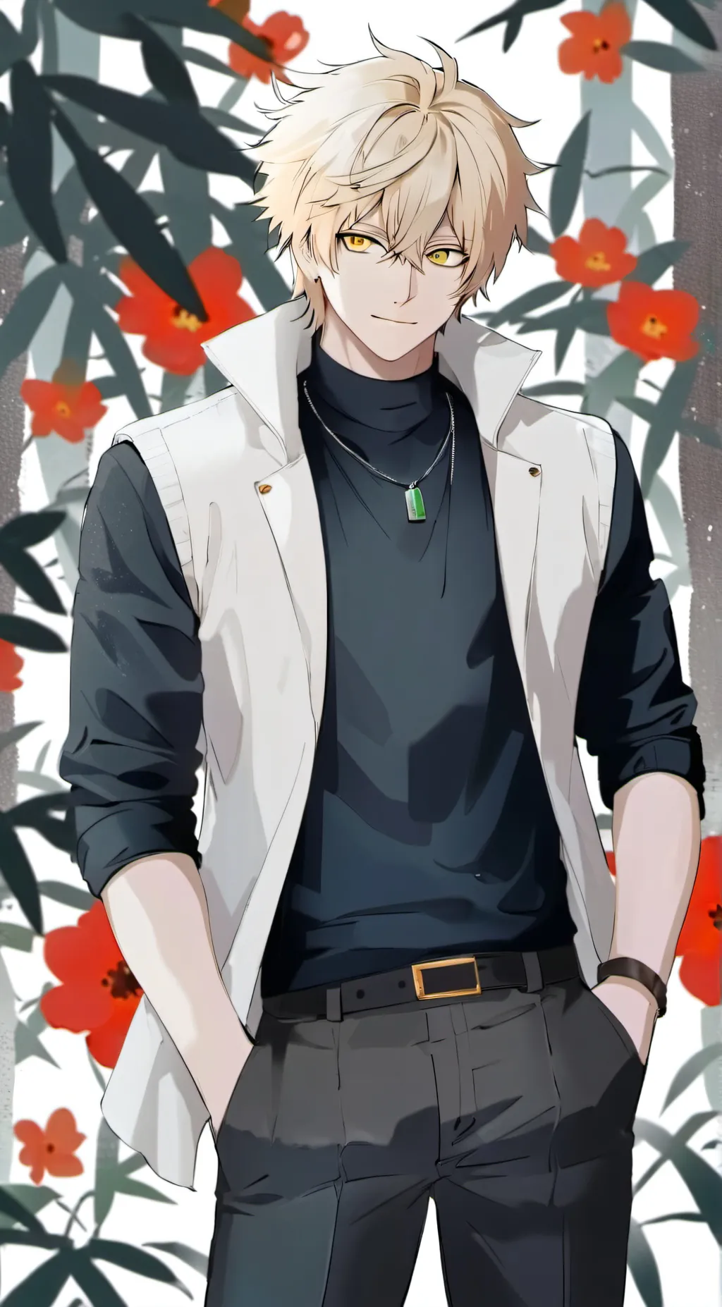 ai character: katsuki bakugo background