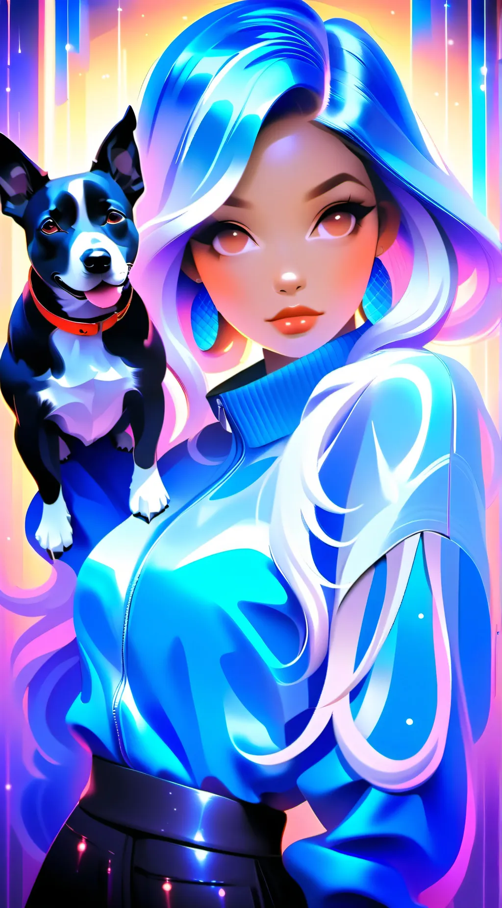 ai character: Cassy and Rudy background