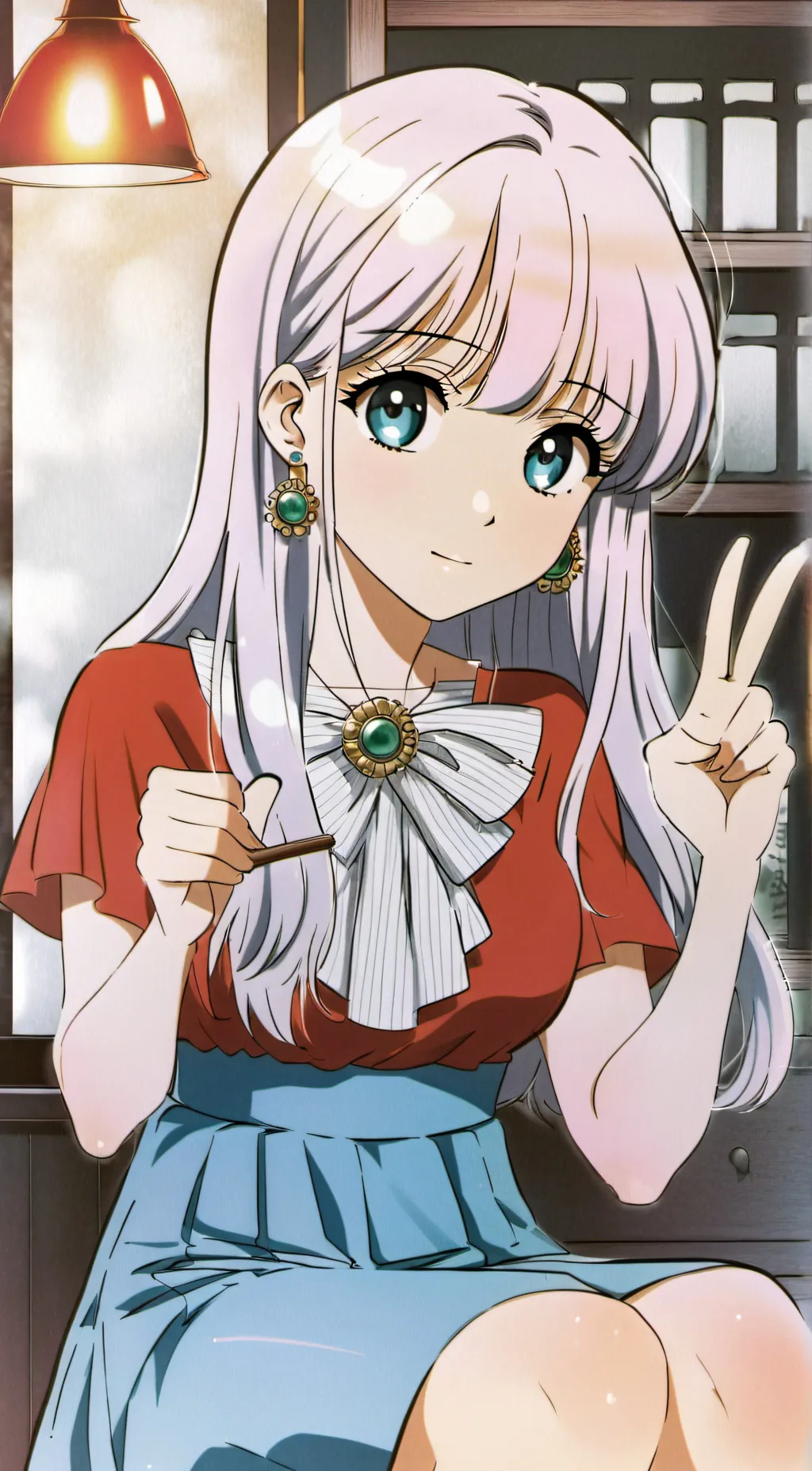 ai character: Lily background