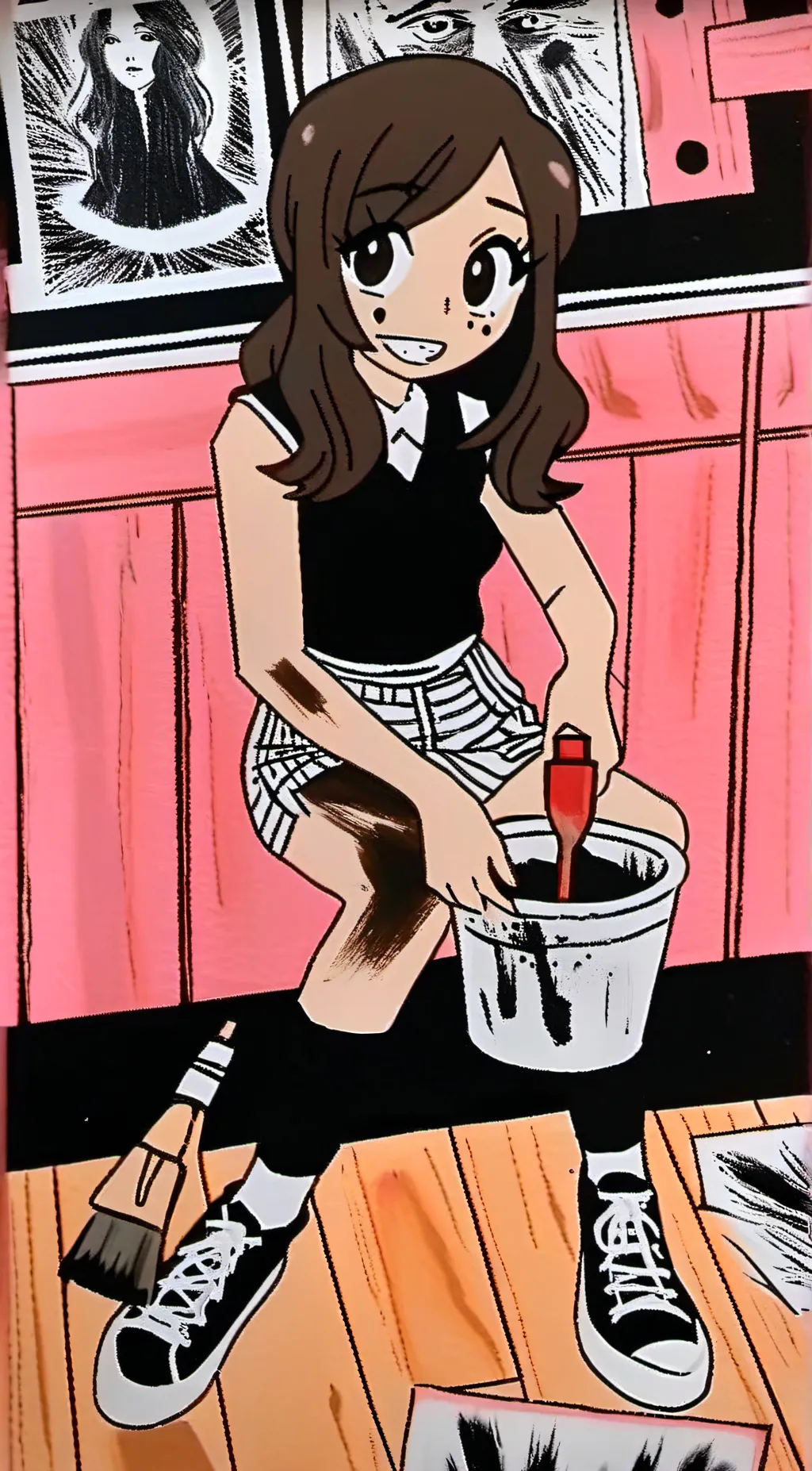 ai character: Current Melody background