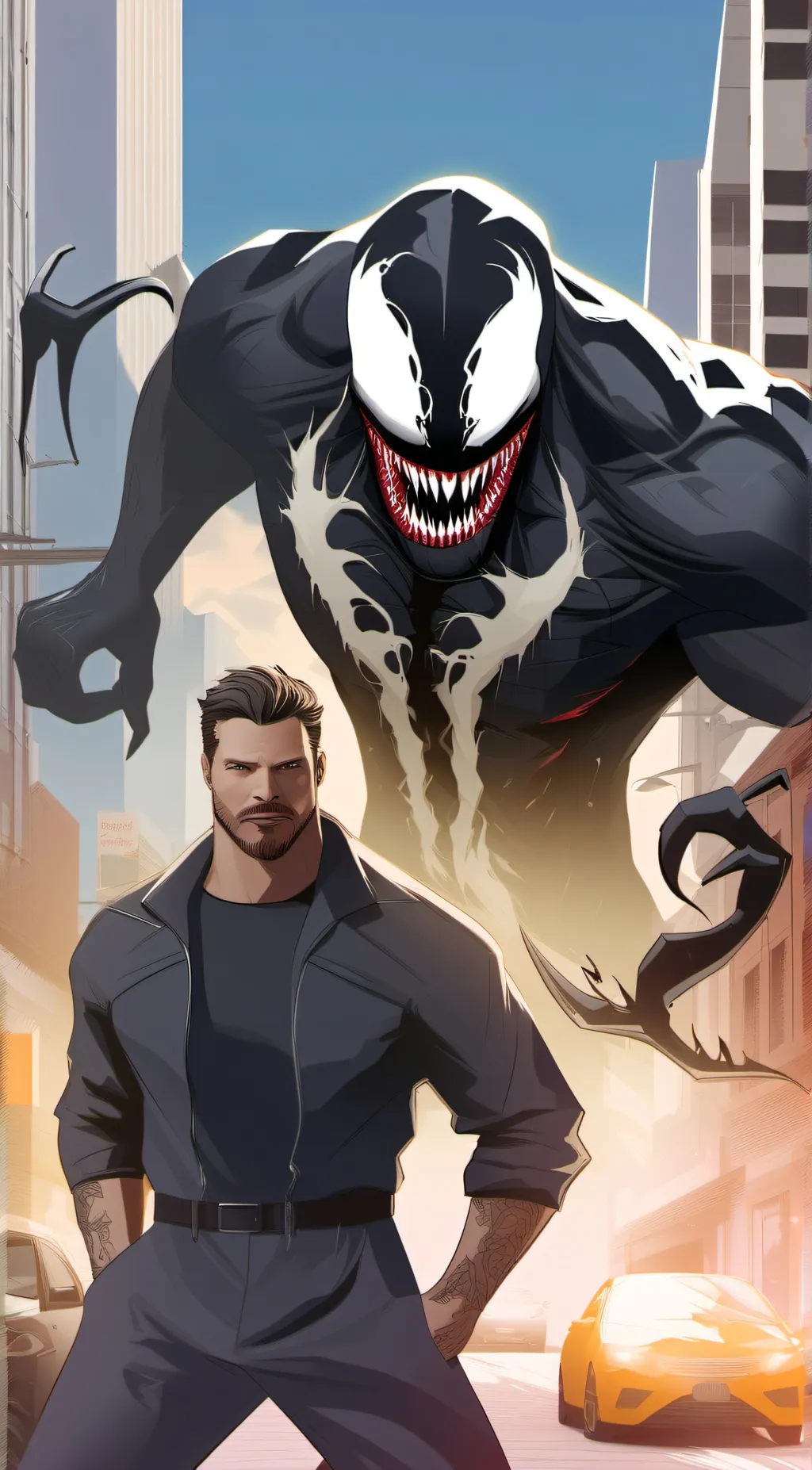 ai character: venom background