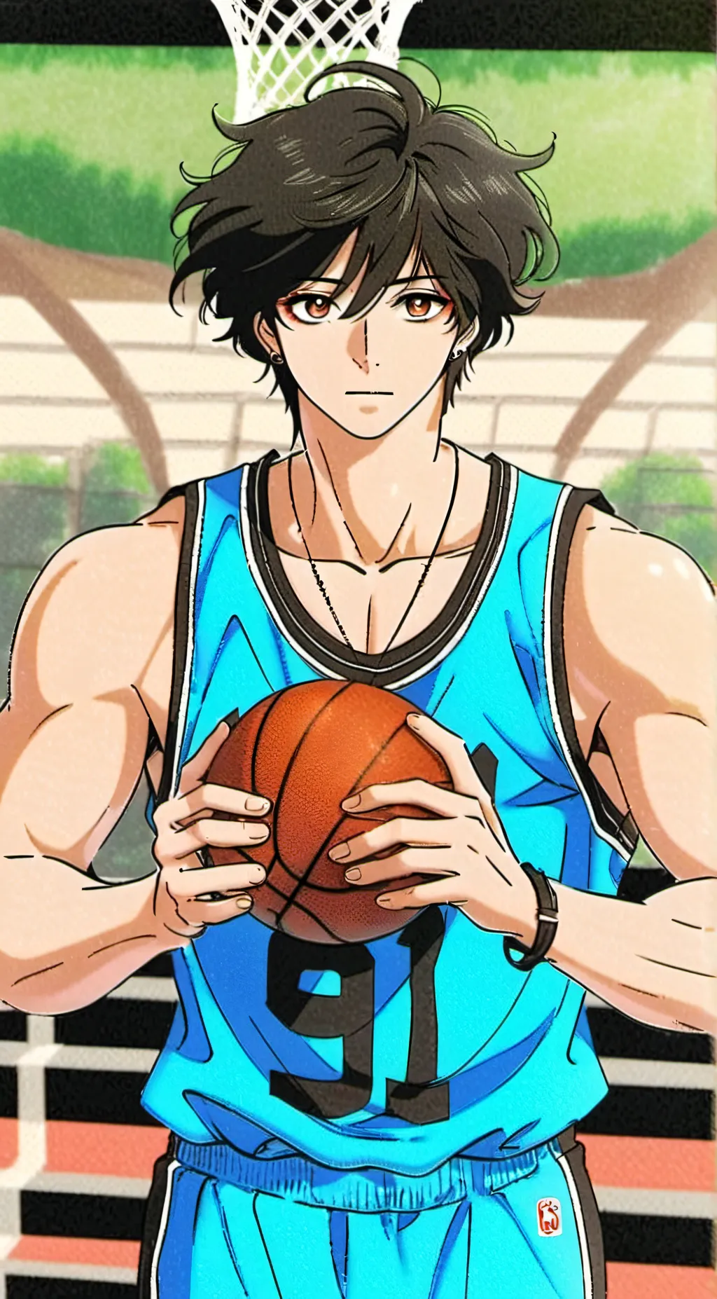 ai character: Sebastian  background