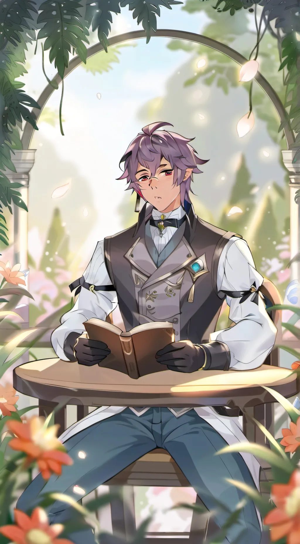 ai character: Vincent background