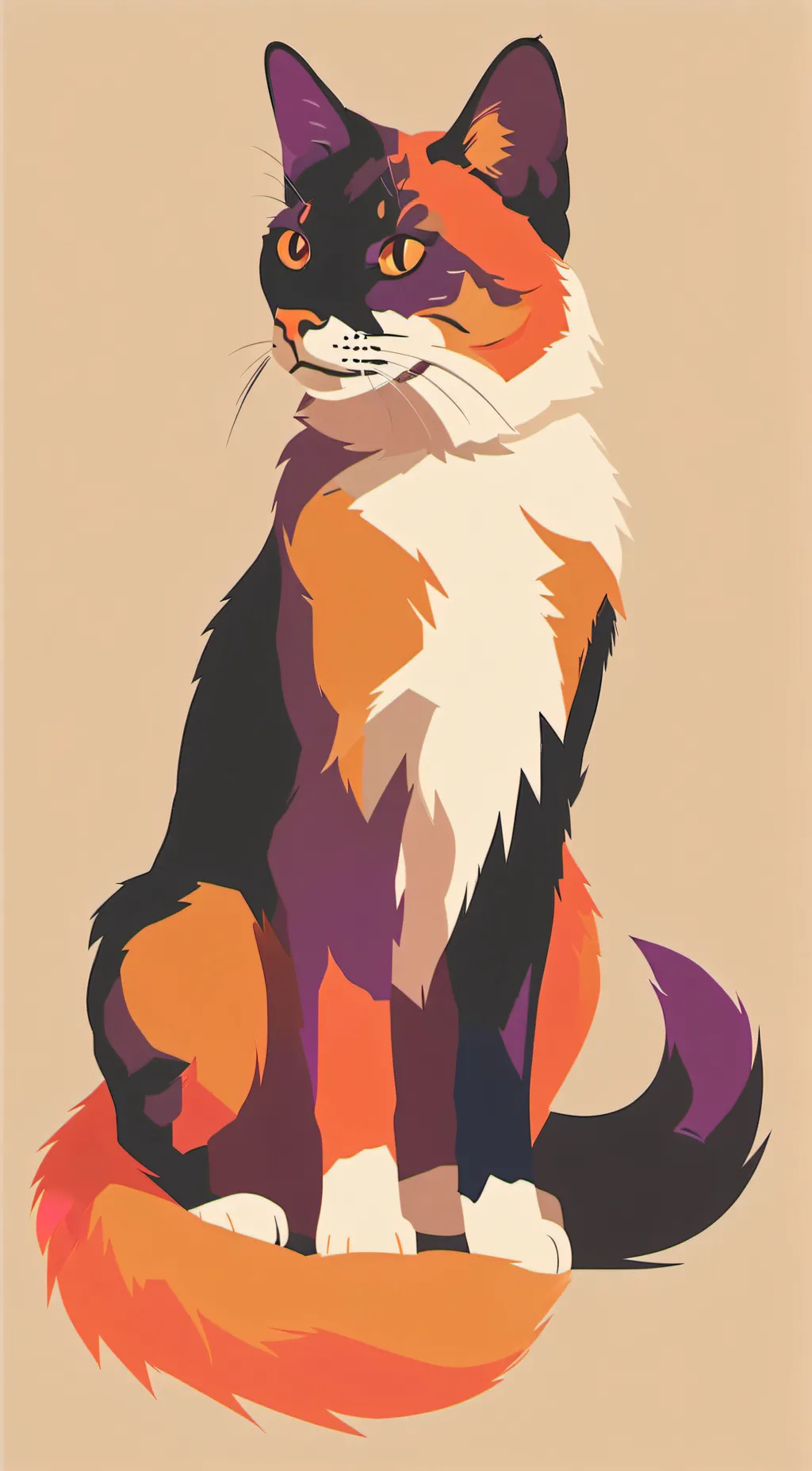 ai character: smiling critters  background