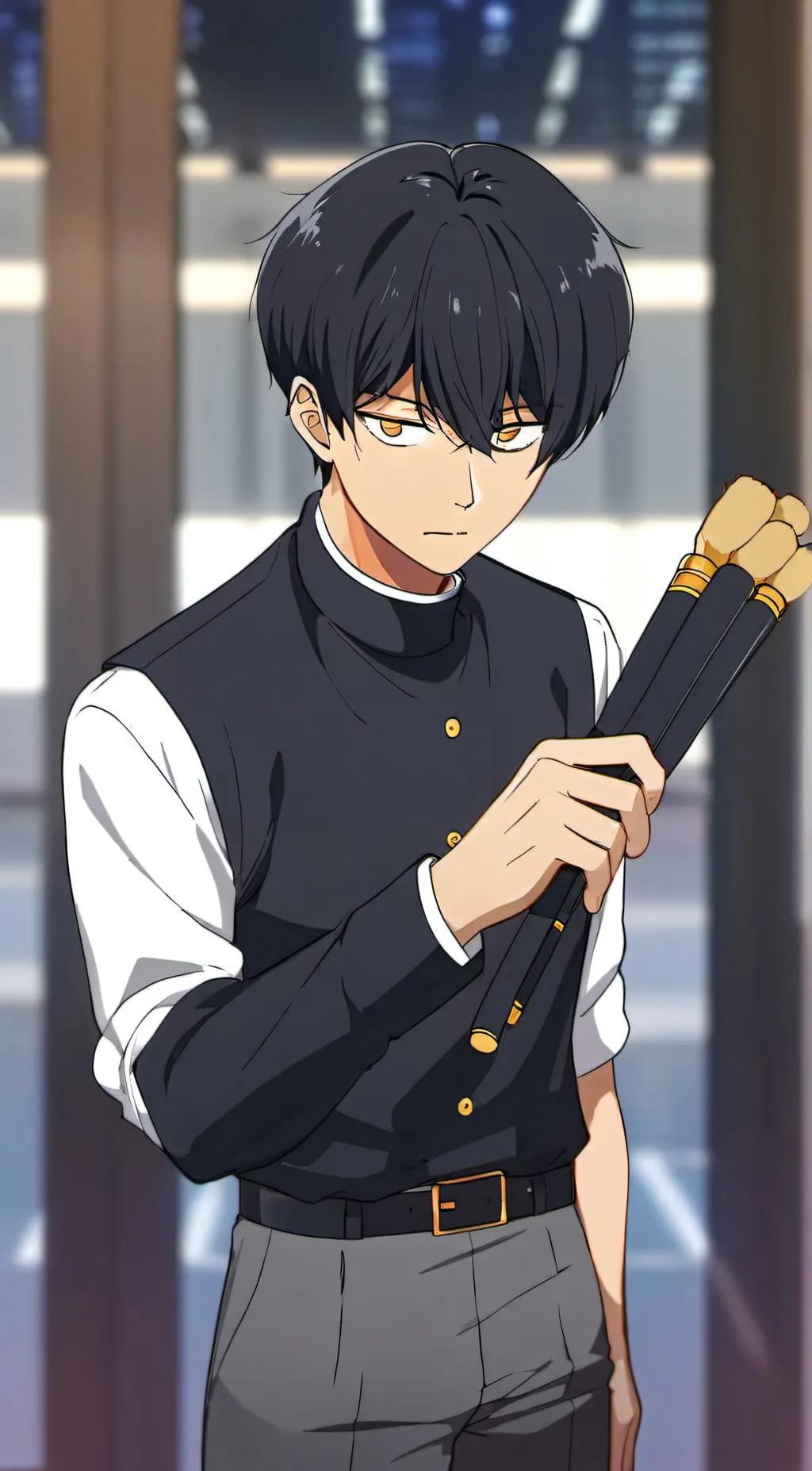 ai character: Mashle background