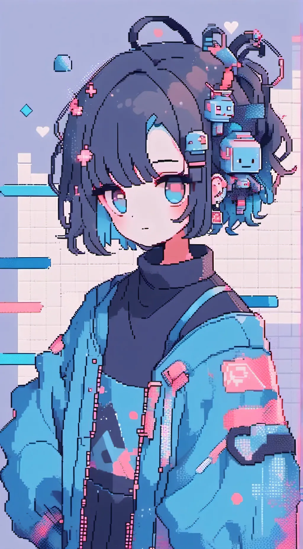 ai character: Luli The Robot background