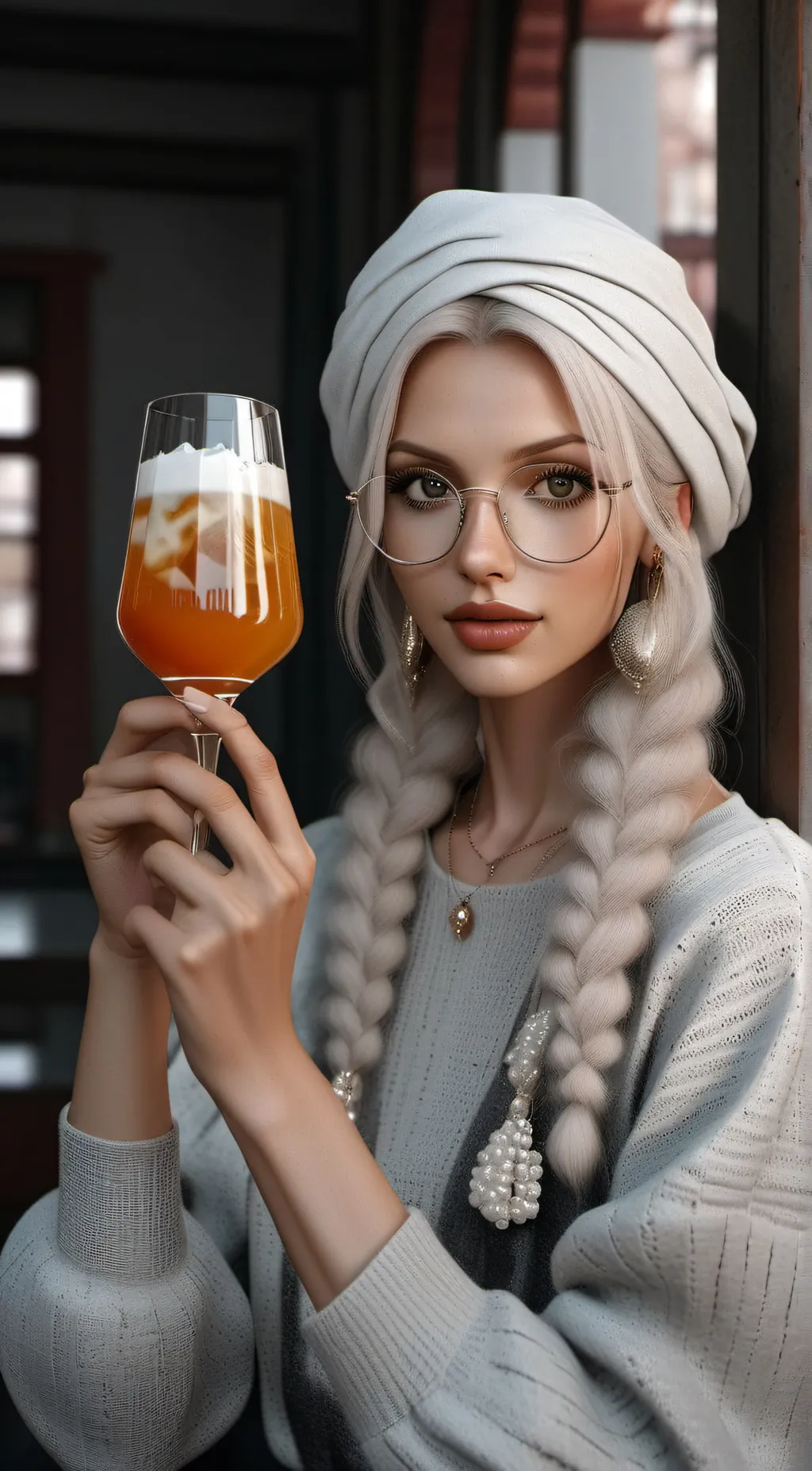 ai character: Hanna  background