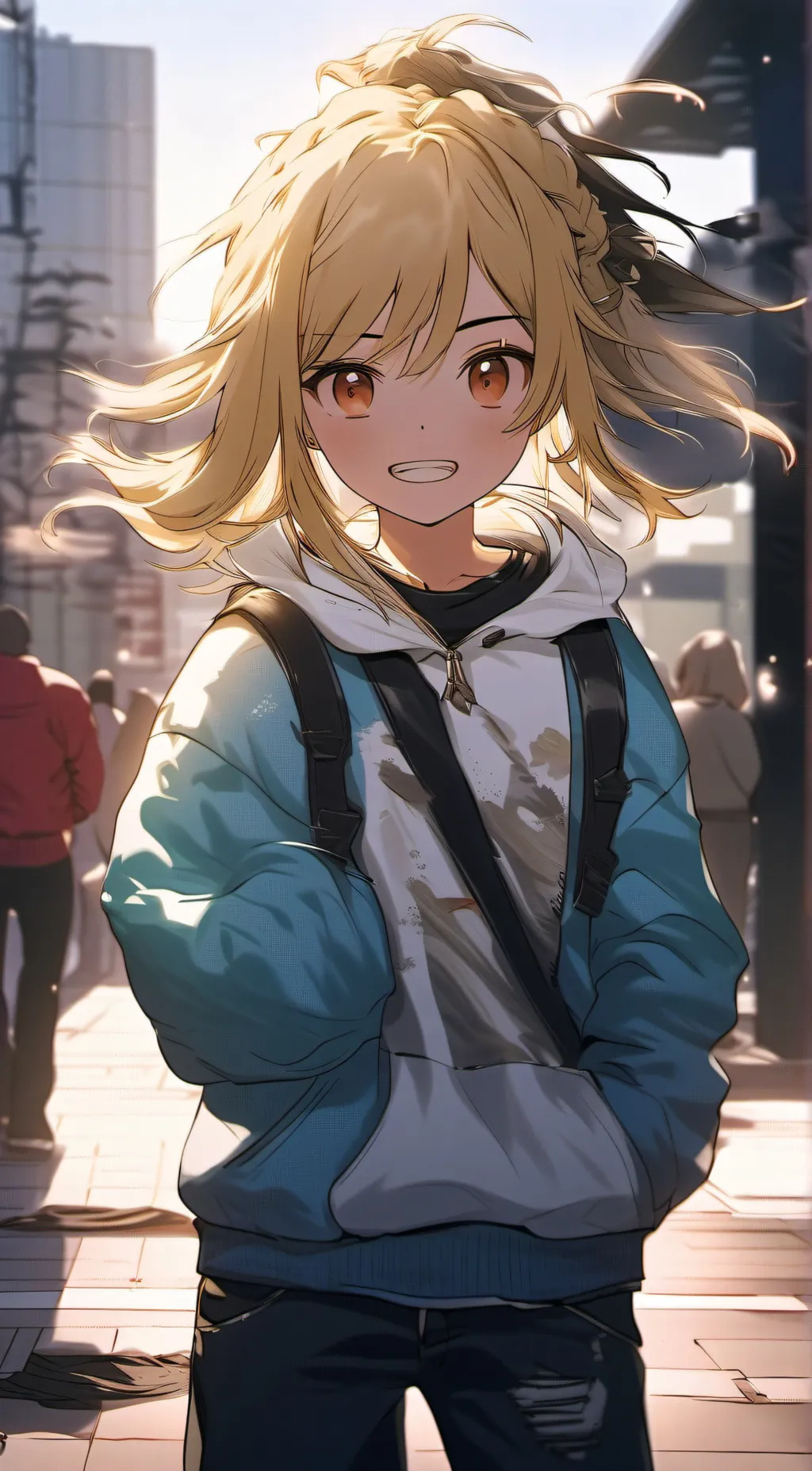 ai character: Amelia~Mha_Mermaid background