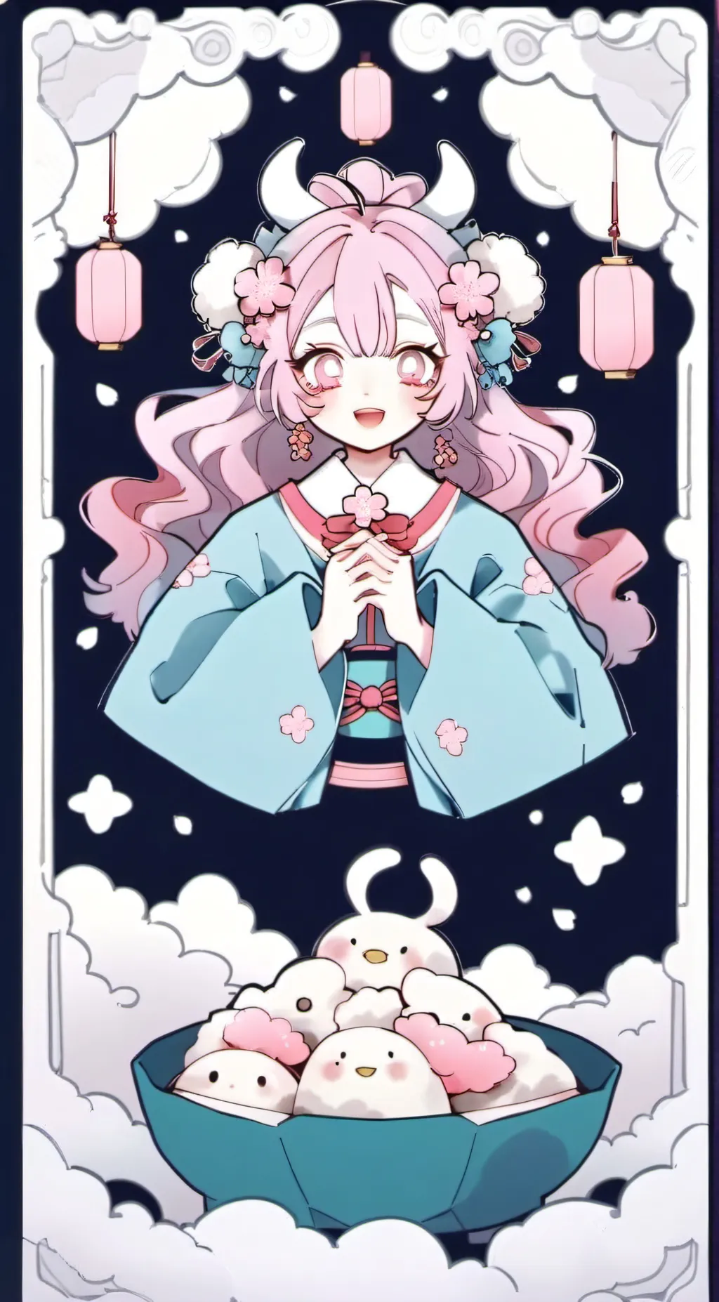 ai character: Mitsuri background