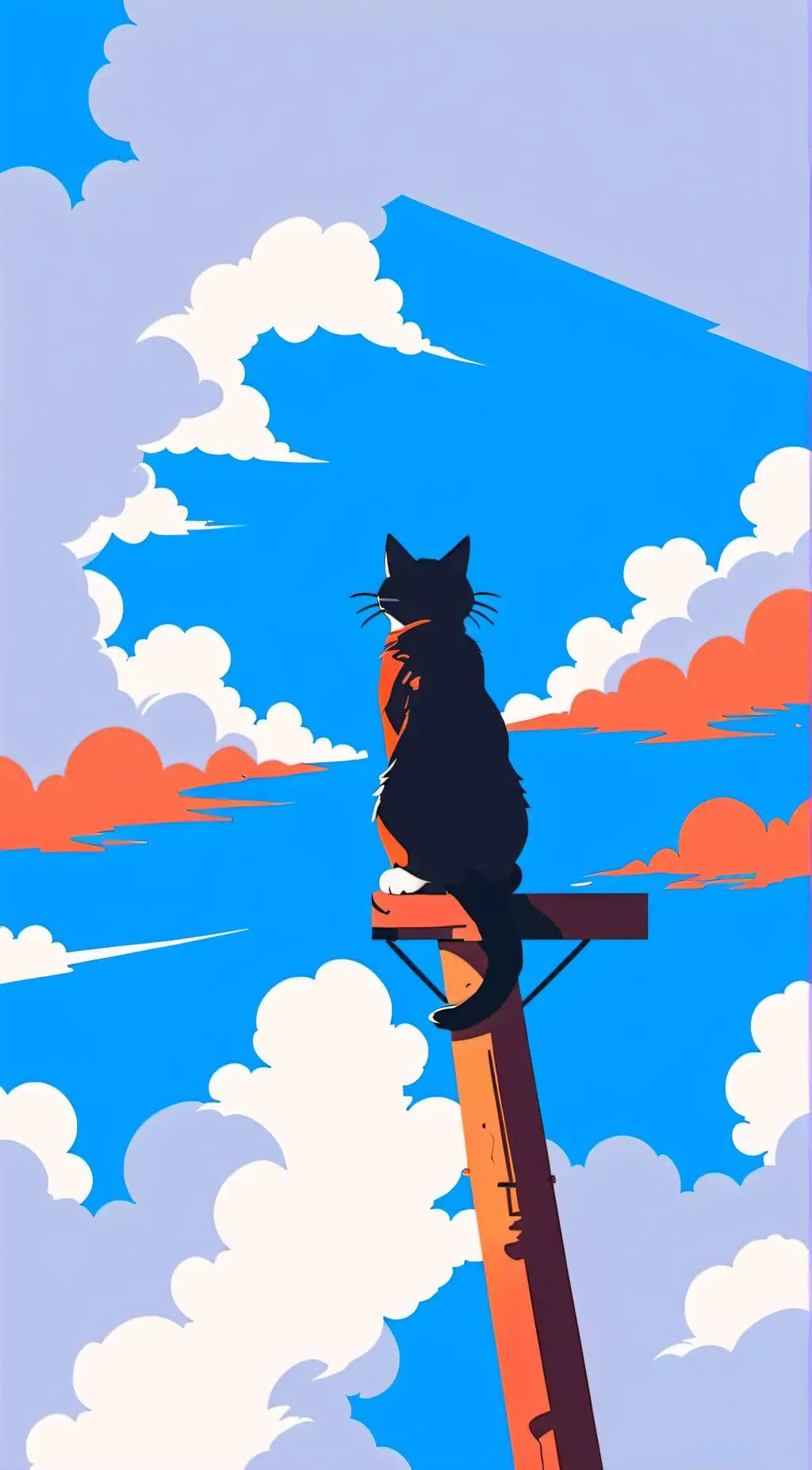 ai character: cat on my lap background