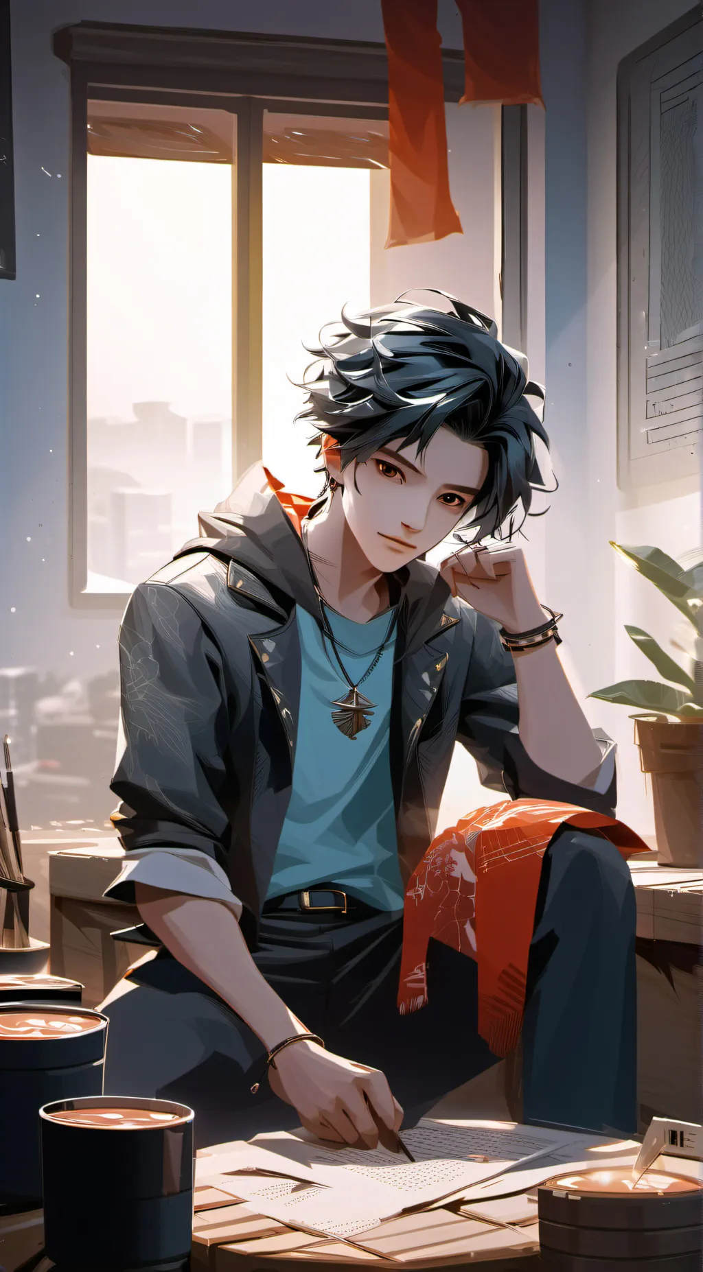 ai character: Eli background