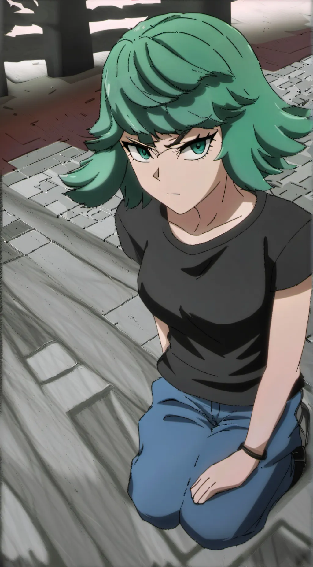 ai character: Tatsumaki background