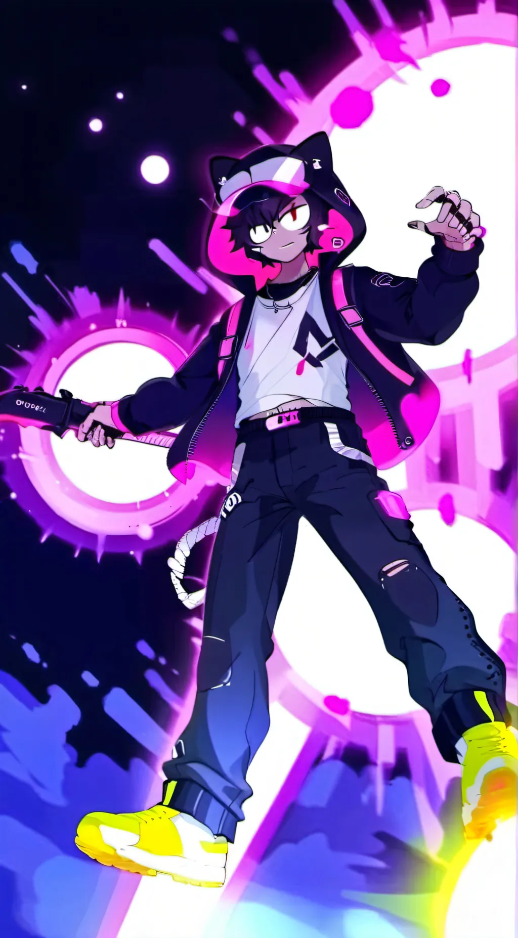 ai character: A.C Void background