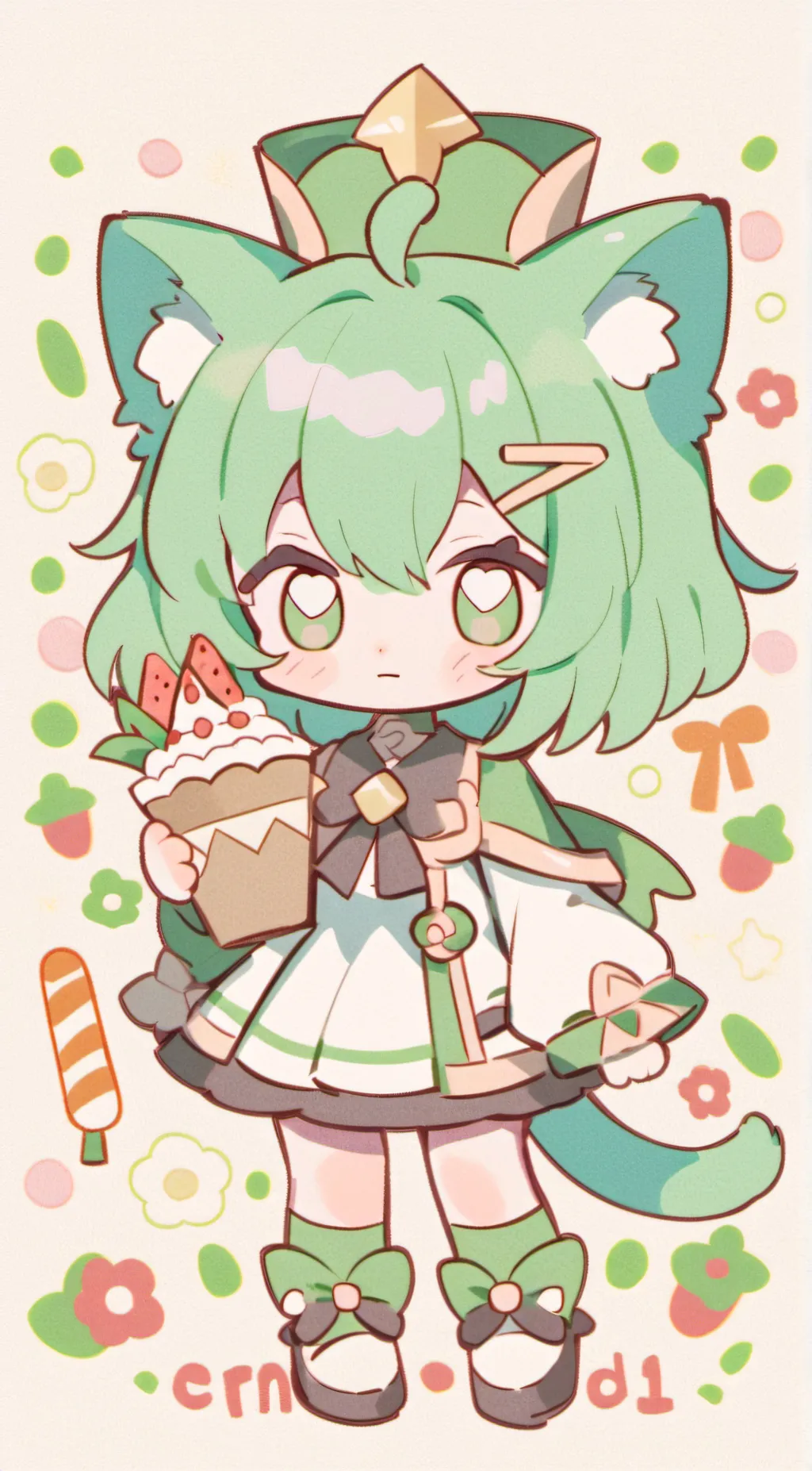 ai character: Luna background