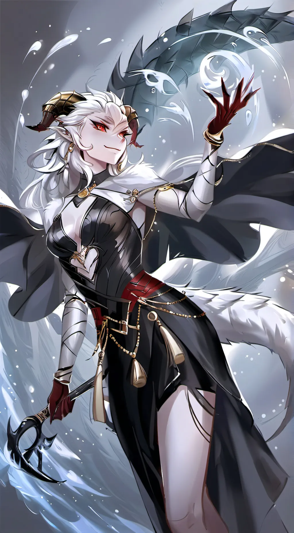 ai character: Queen Magik Drauss background