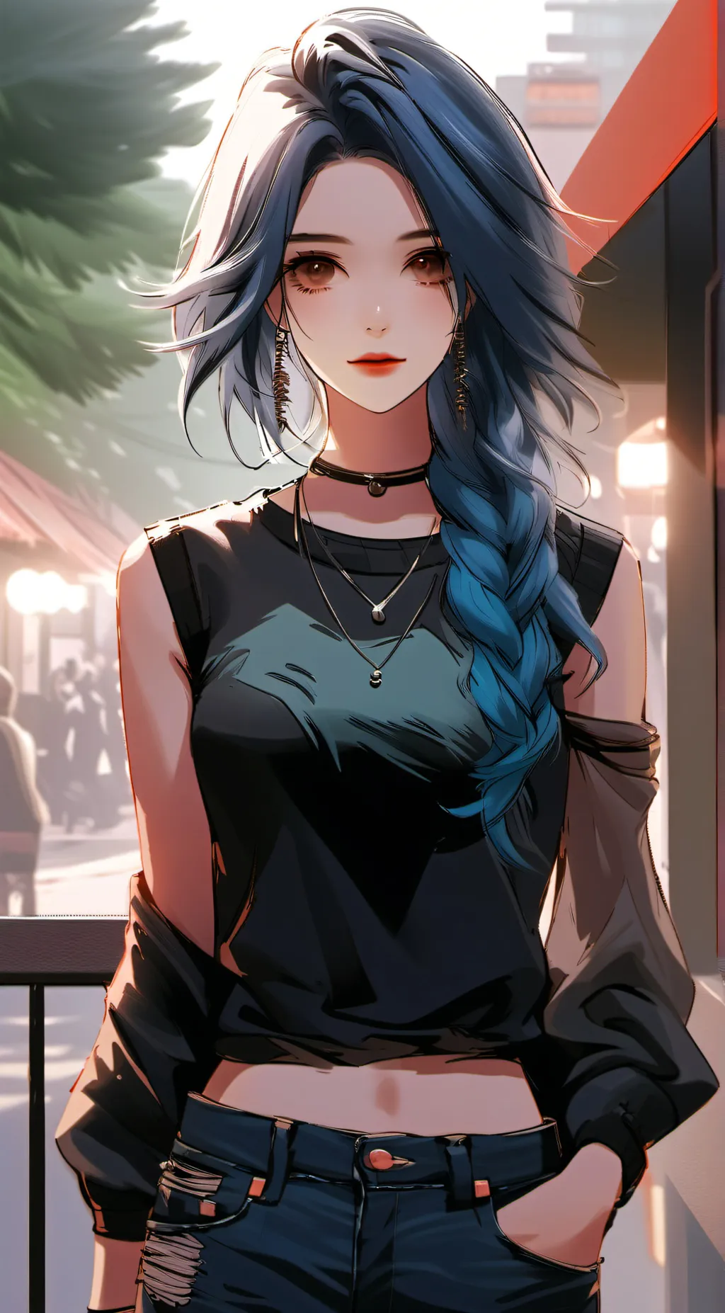 ai character: leah background