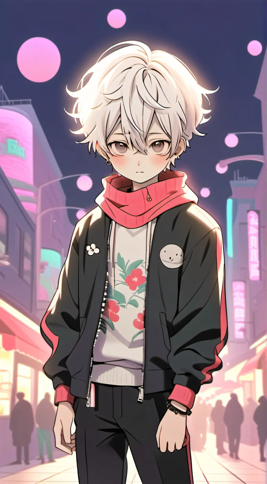 ai character: amber background