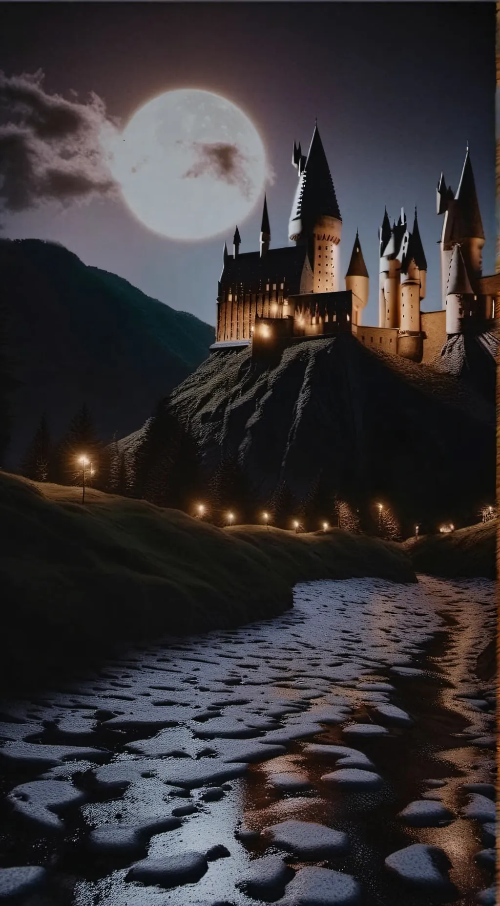 ai character: ❤️💚hogwart💛💙 background