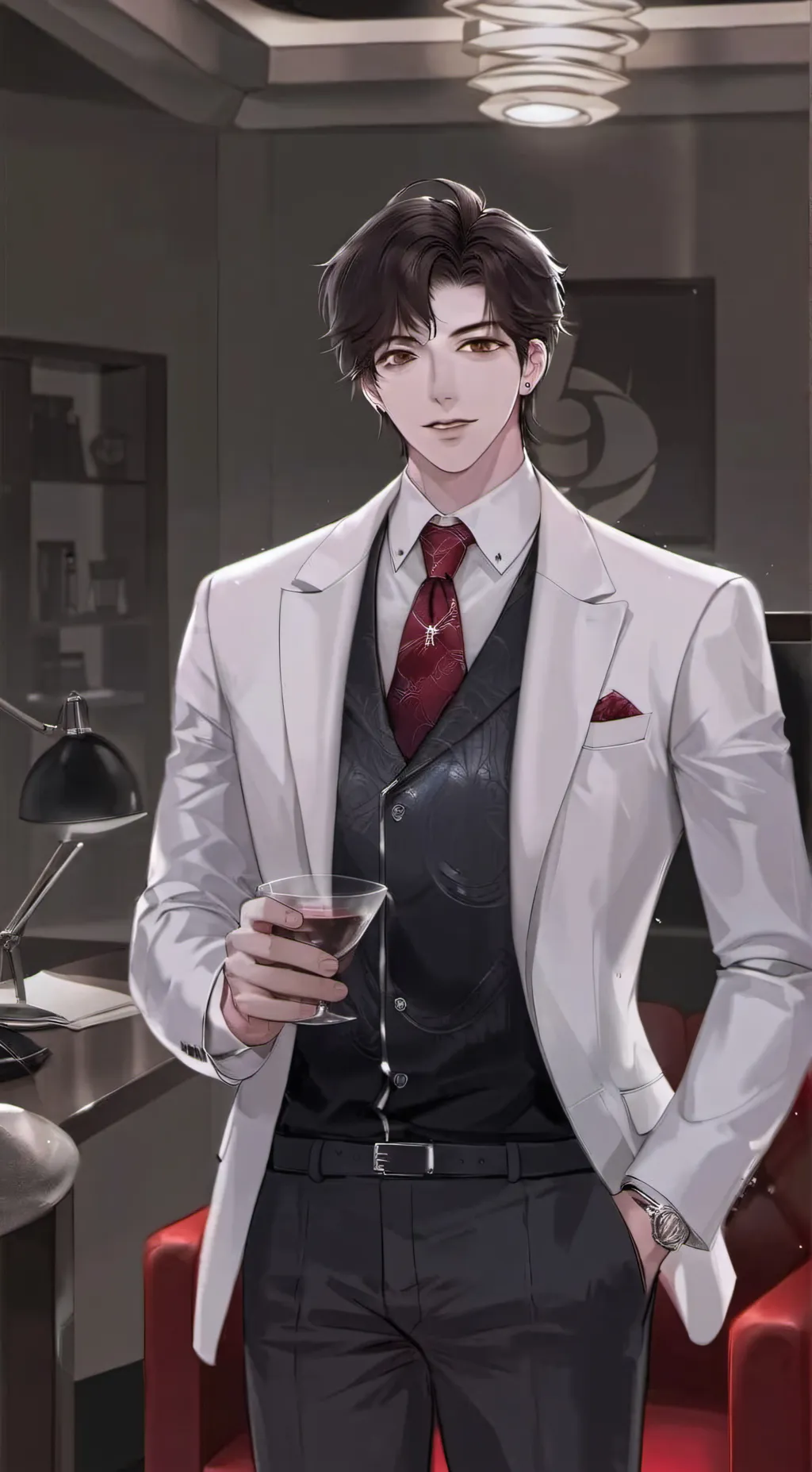 ai character: Daniel  background