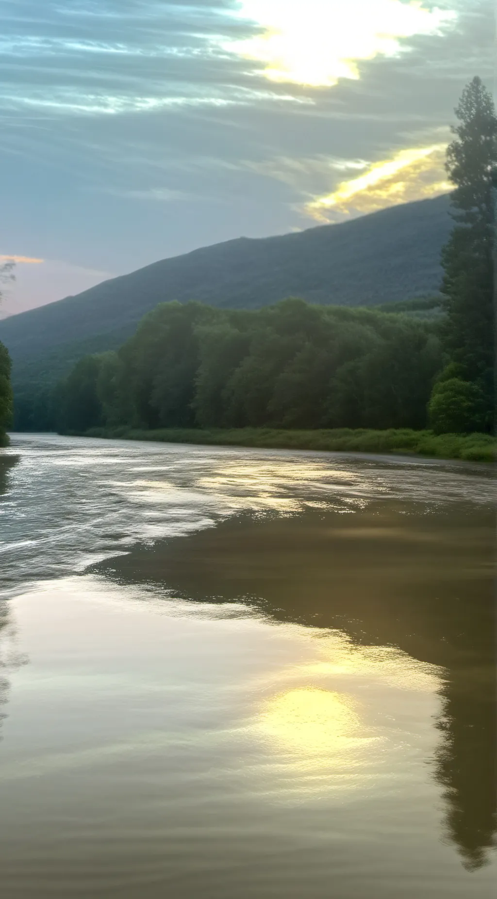 ai character: KNY river trip background