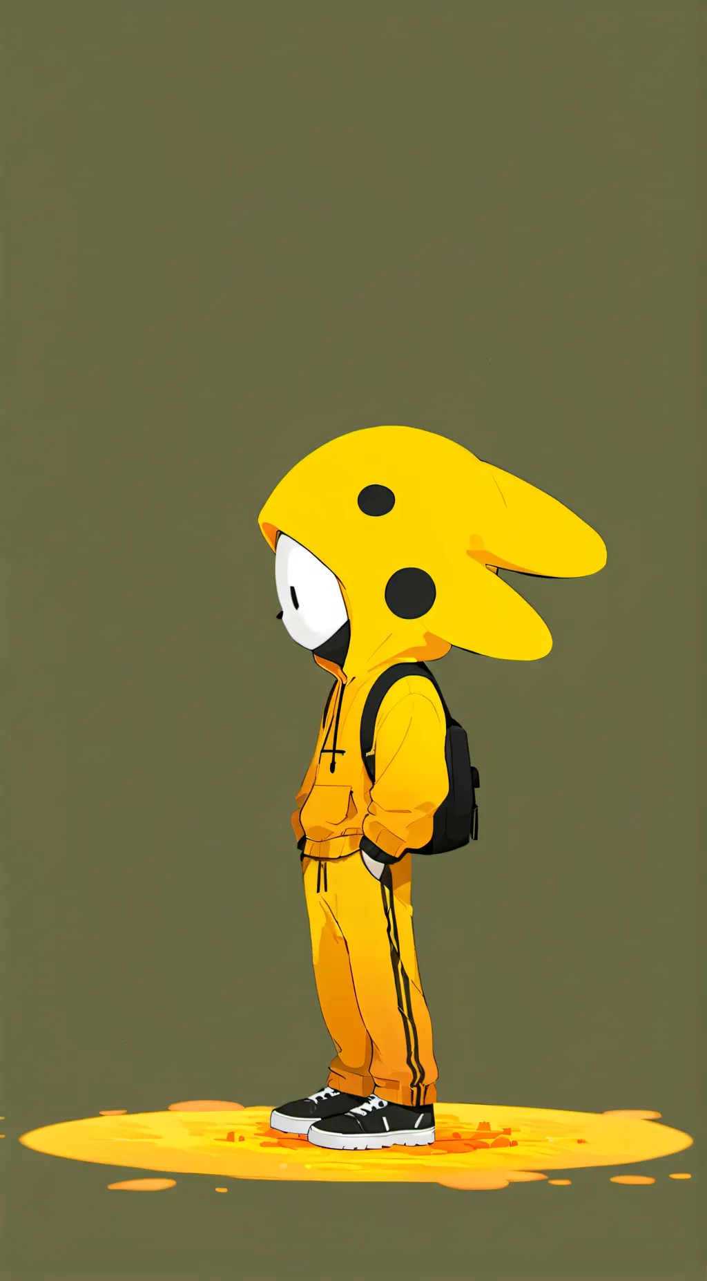 ai character: Melon is stuck background