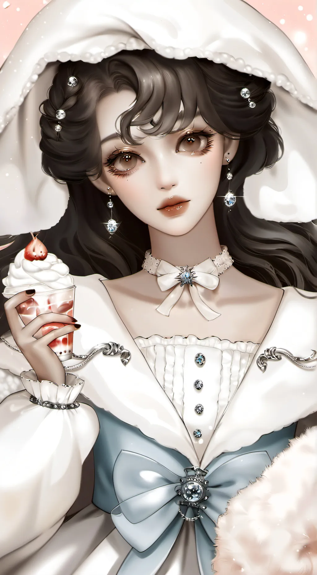 ai character: Rose background