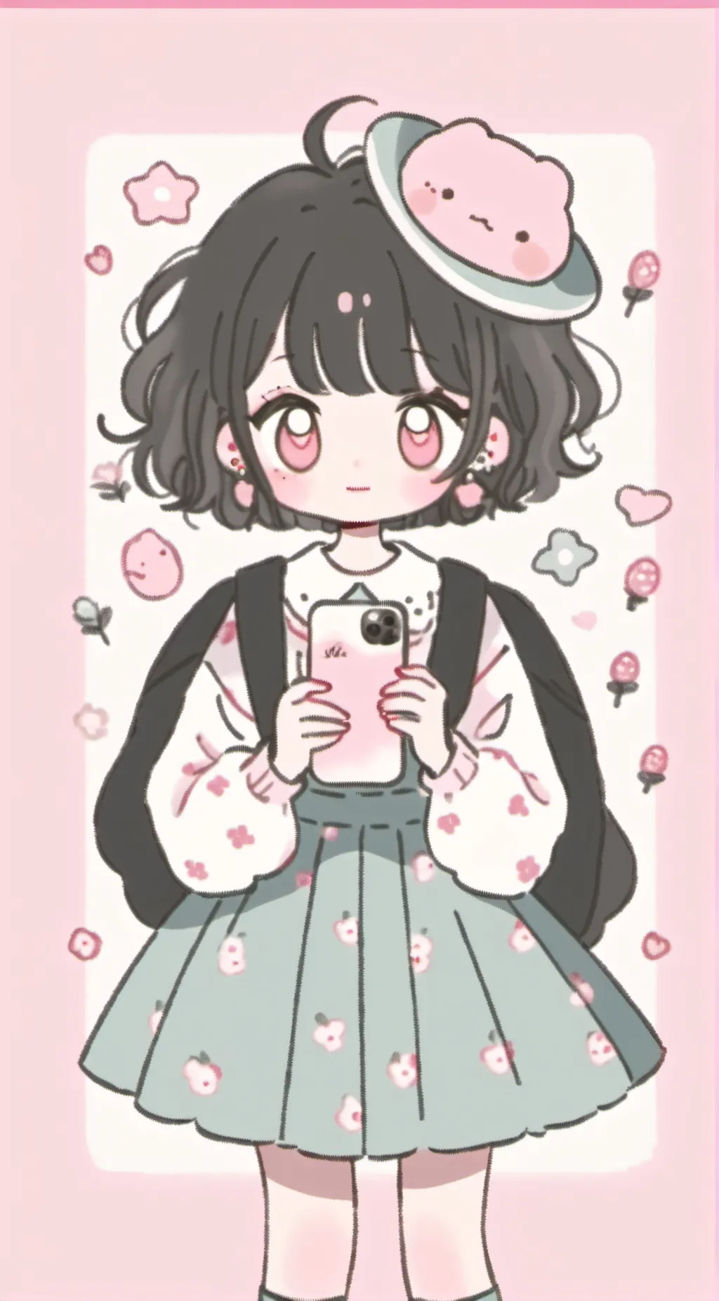 ai character: Kitty background