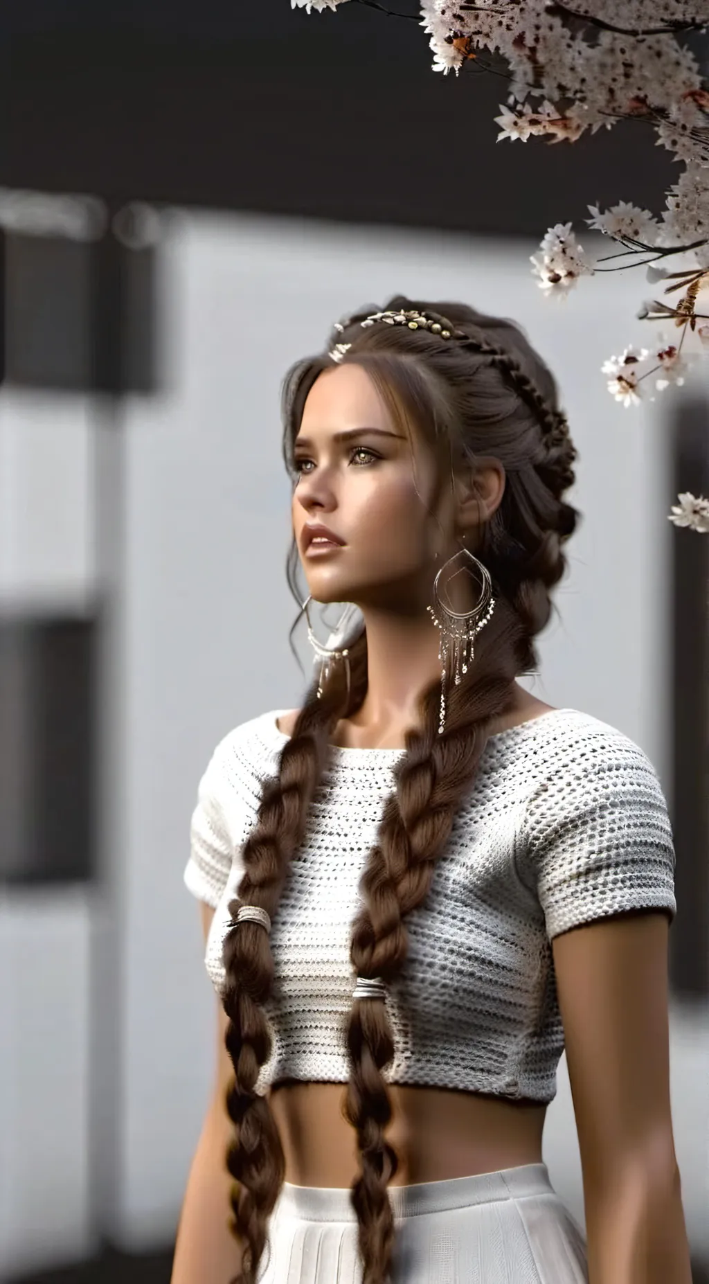 ai character: Violet Sorrengail  background