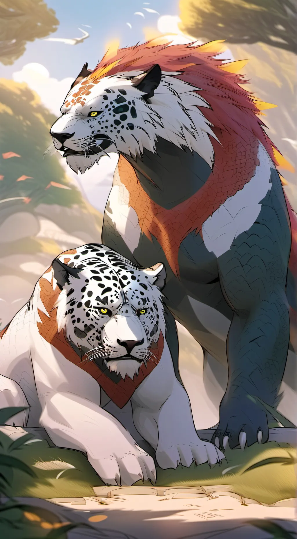 ai character: my hero  background