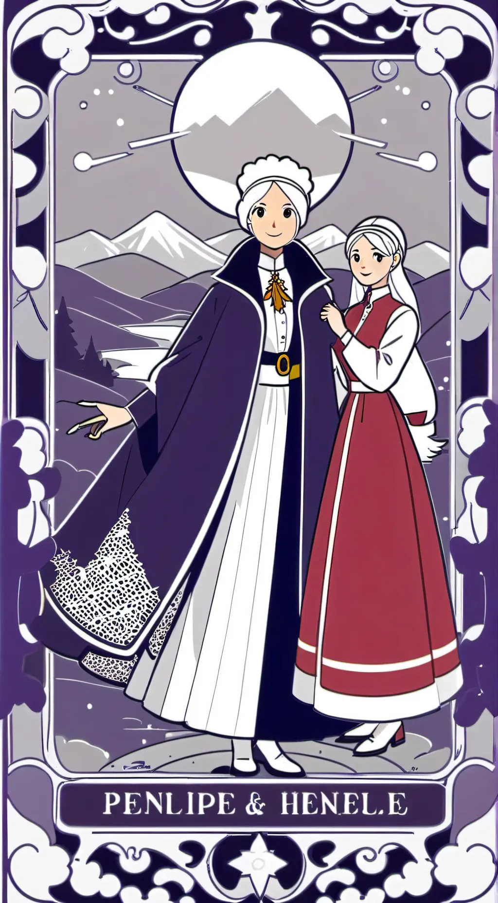 ai character: my wedding  background