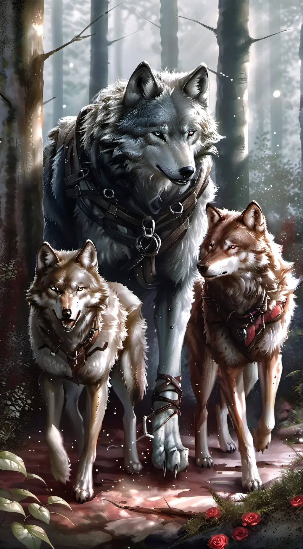 ai character: wolf pack life background