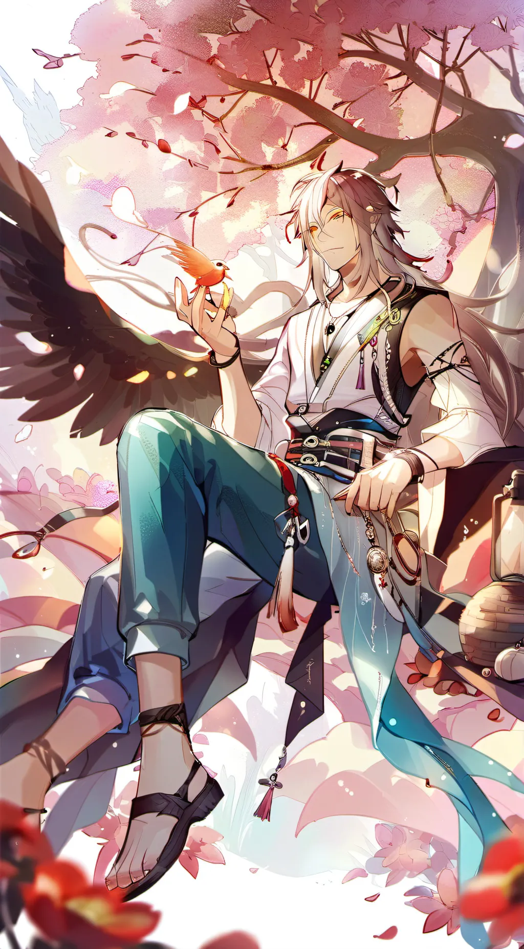 ai character: Asher  background