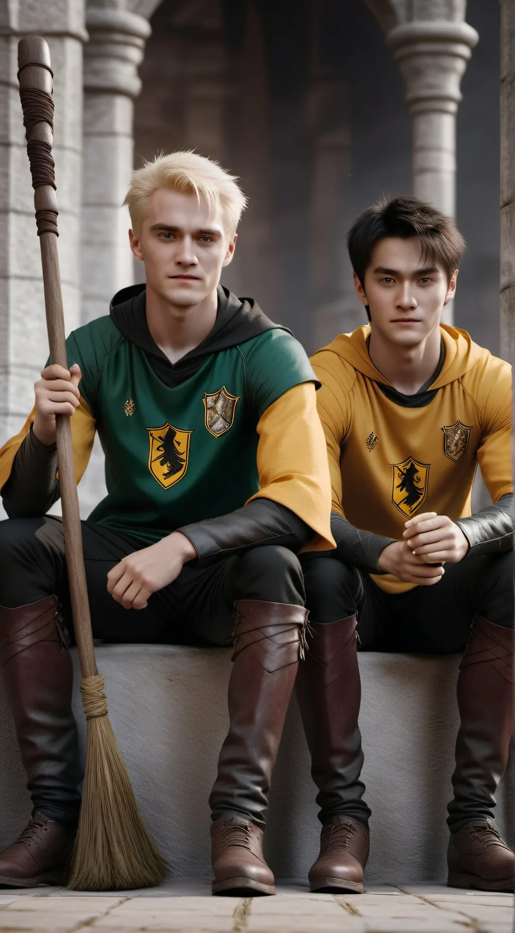 ai character: Draco & Cedric background