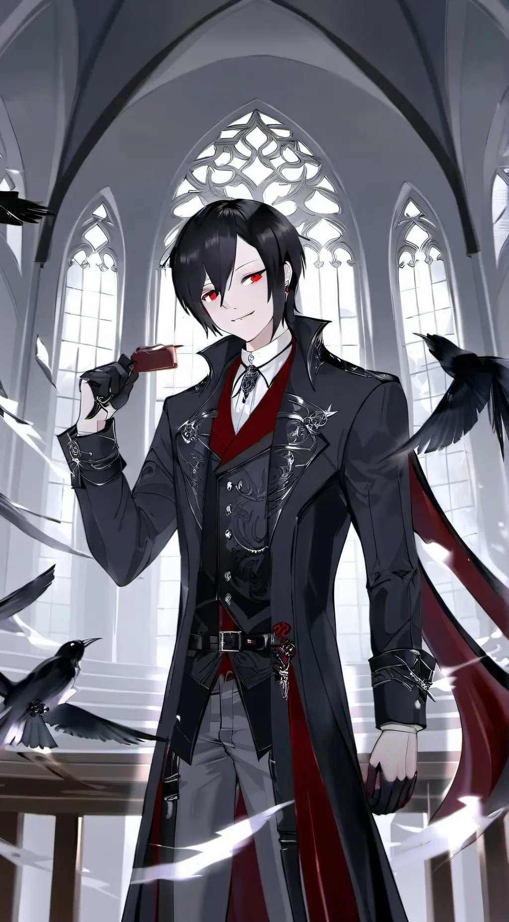 ai character: Adam  background