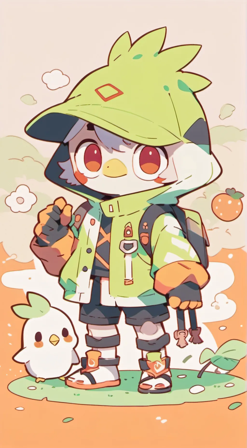 ai character: duolingo background