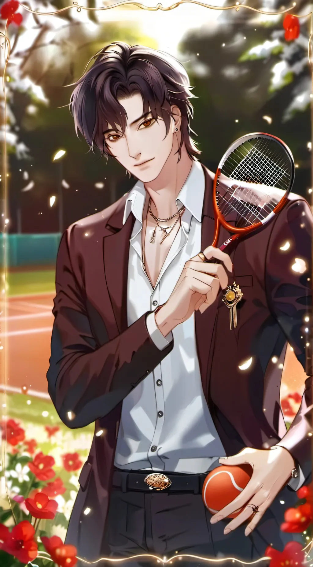 ai character: MARK  background