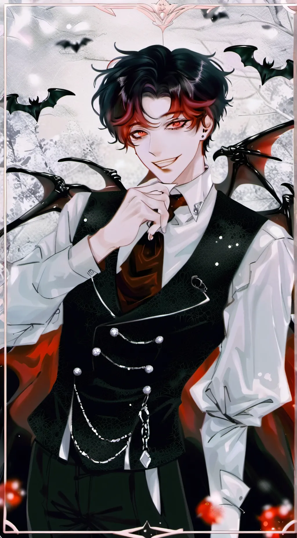 ai character: Alastor x y/n background