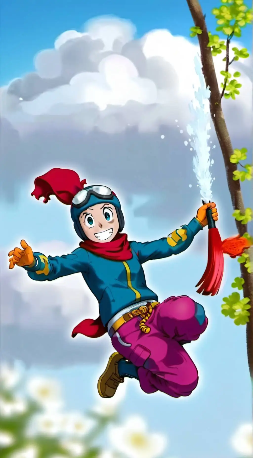 ai character: huggy background